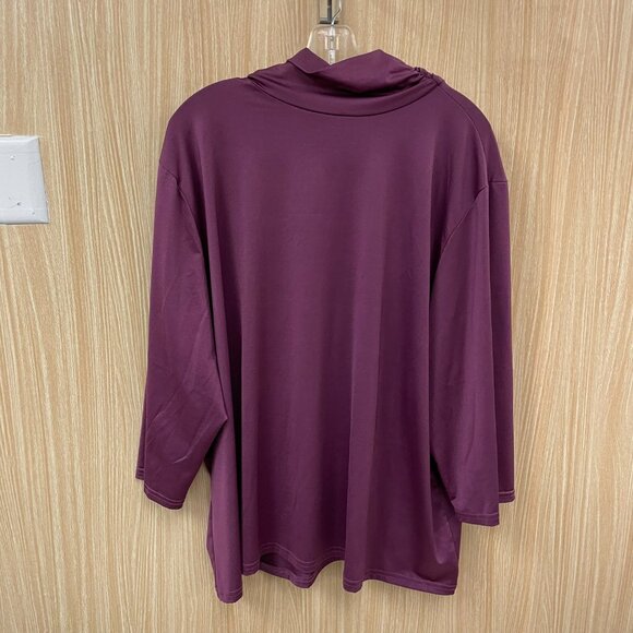 JL Studio purple top size 4x - Picture 4 of 4